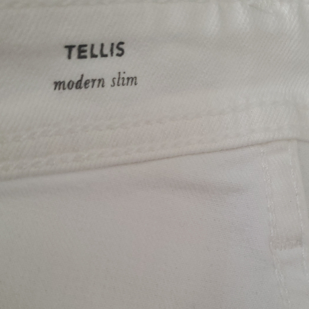 AG Adriano Goldschmied Tellis Slim Fit White Modern Slim Jeans - Picture 8 of 13